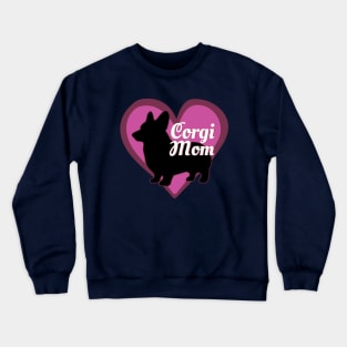 Corgi Mom Love (Pink) Crewneck Sweatshirt